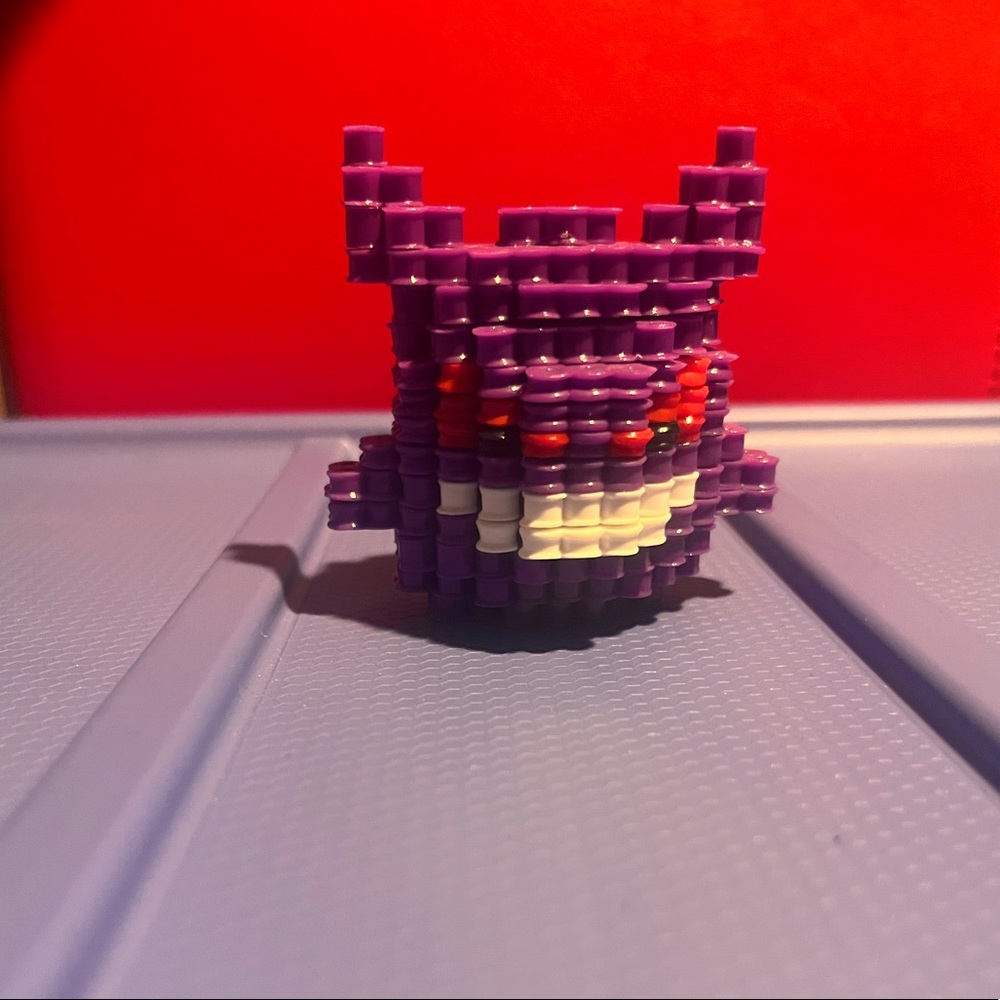 Gengar Perler Bead